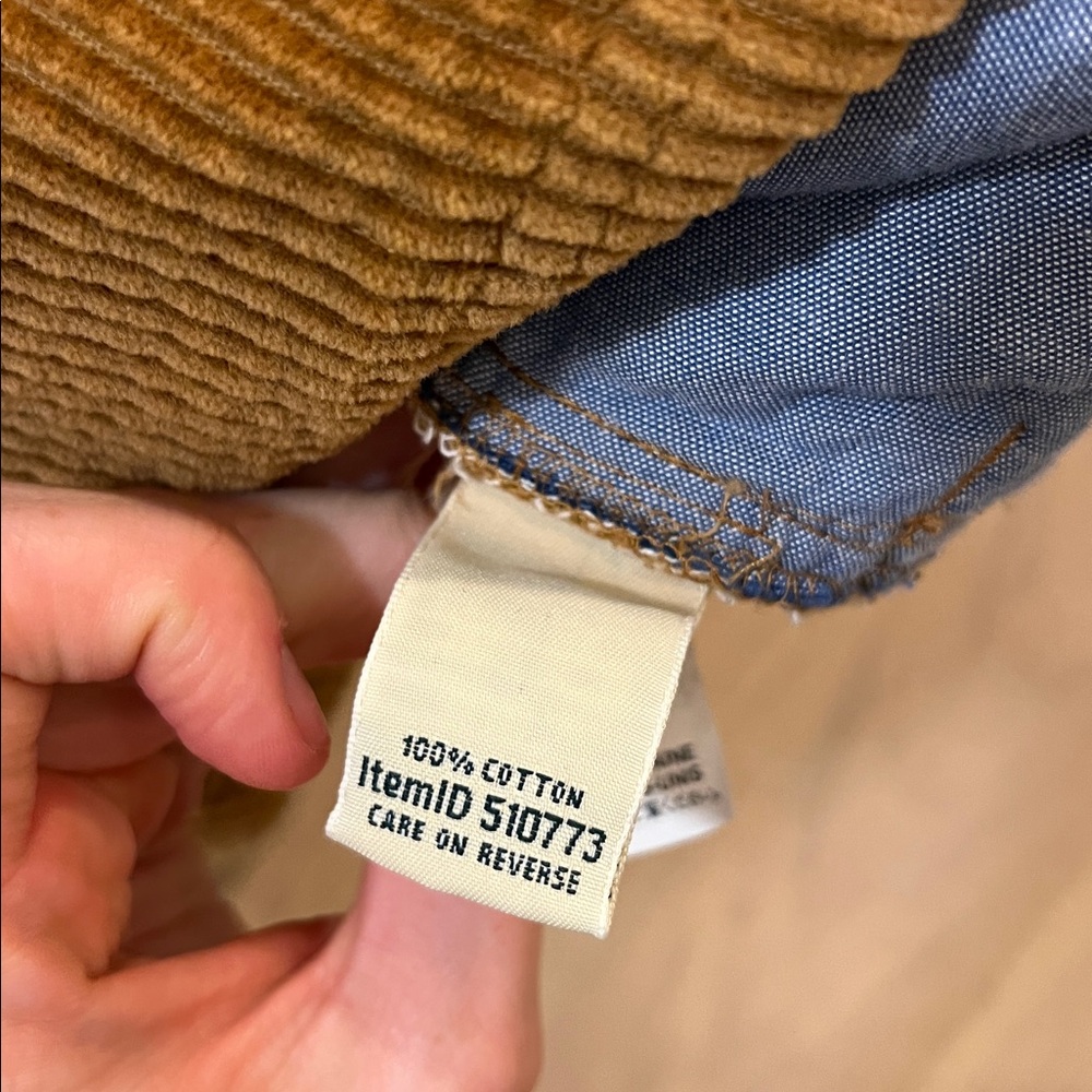 L.L. Bean Brown Corduroy Utility Jacket - Picture 3 of 4